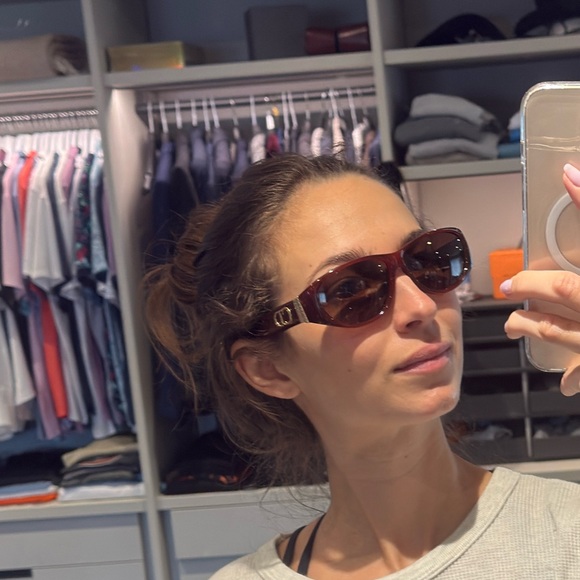 Women's Red DIOR Sunglasses - Picture 4 of 4